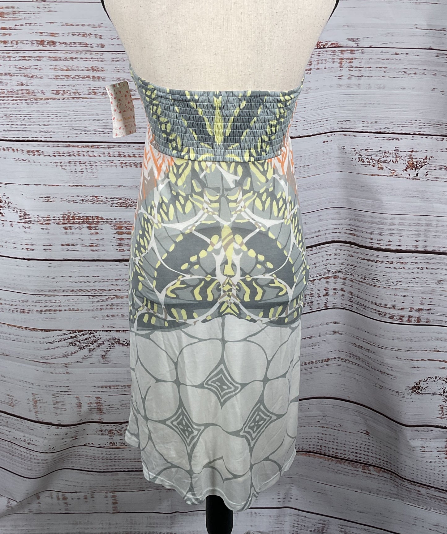 Free People Sleeveless Butterfly Pattern Dress M