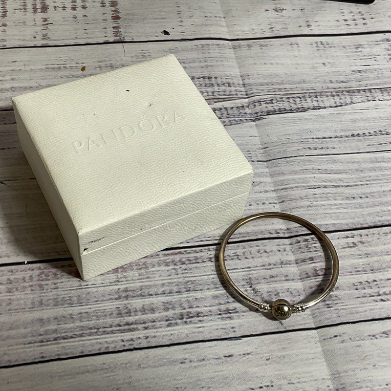 PANDORA Sterling Silver 925 Ale 7.5" Bangle Bracelet- 8.42g