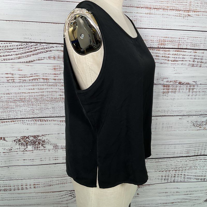 NINA MASSINI Women's Black Tank Top- SEE MEASUREMENTS