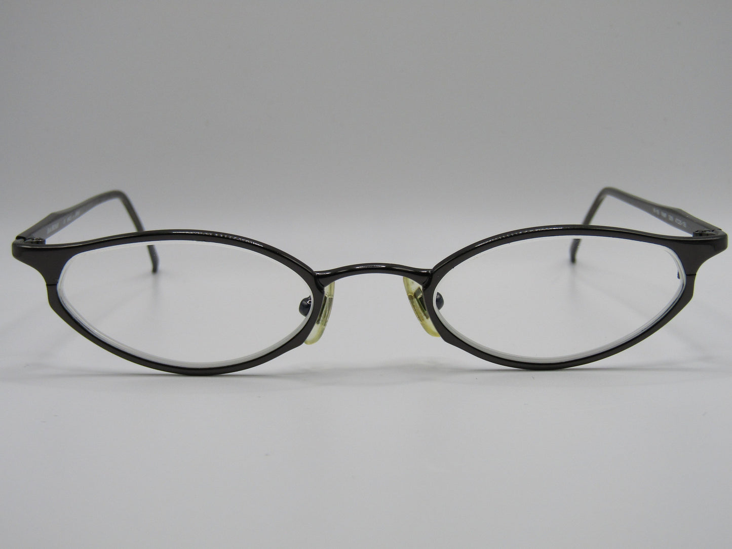 Isaac Mizrahi Vamp Women's Gunmetal Gray Slim Eyeglasses Frame Made in Japan