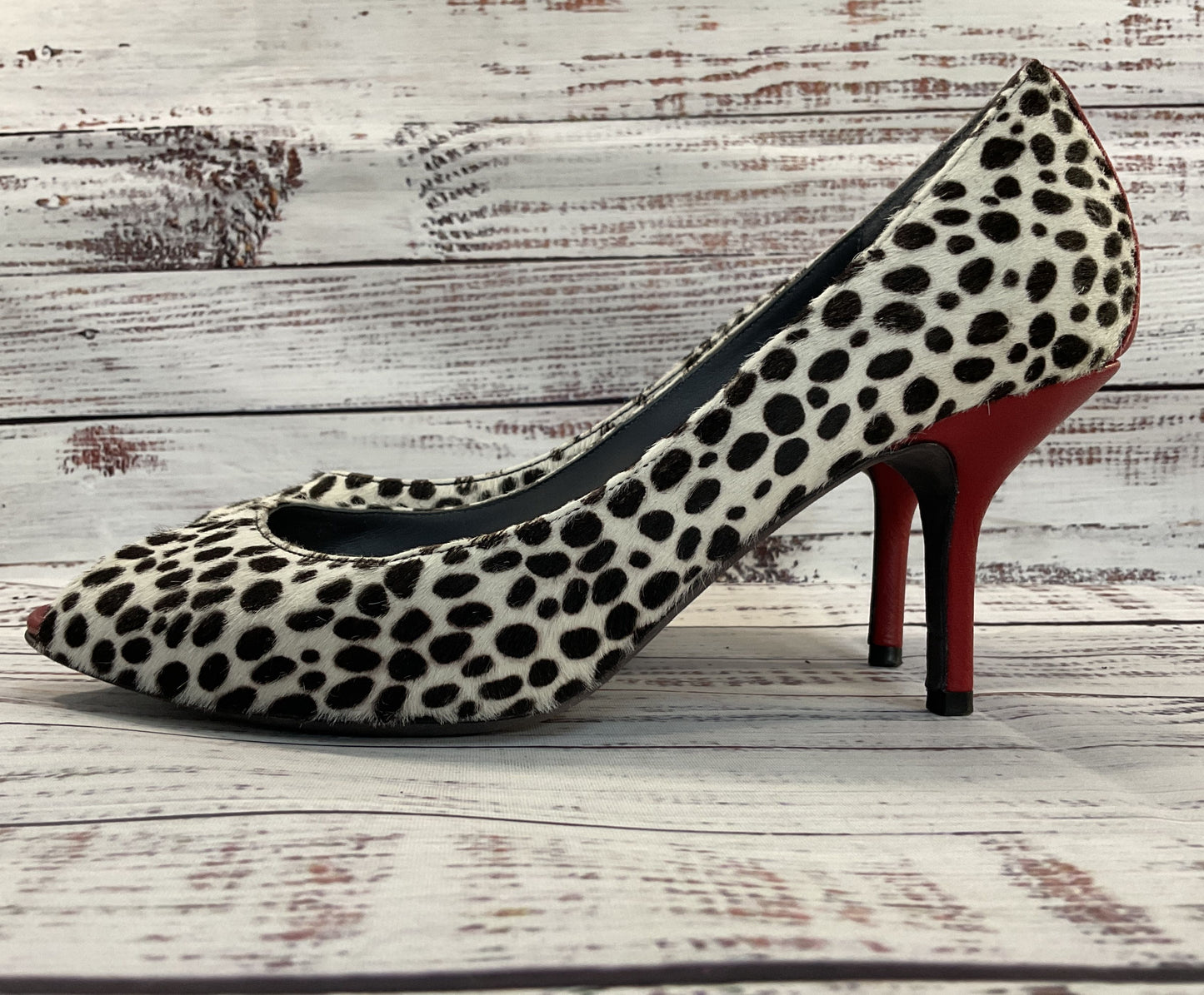 Donald J. Pliner Parr Women's Leopard Print Calf Hair Pumps Made in Italy