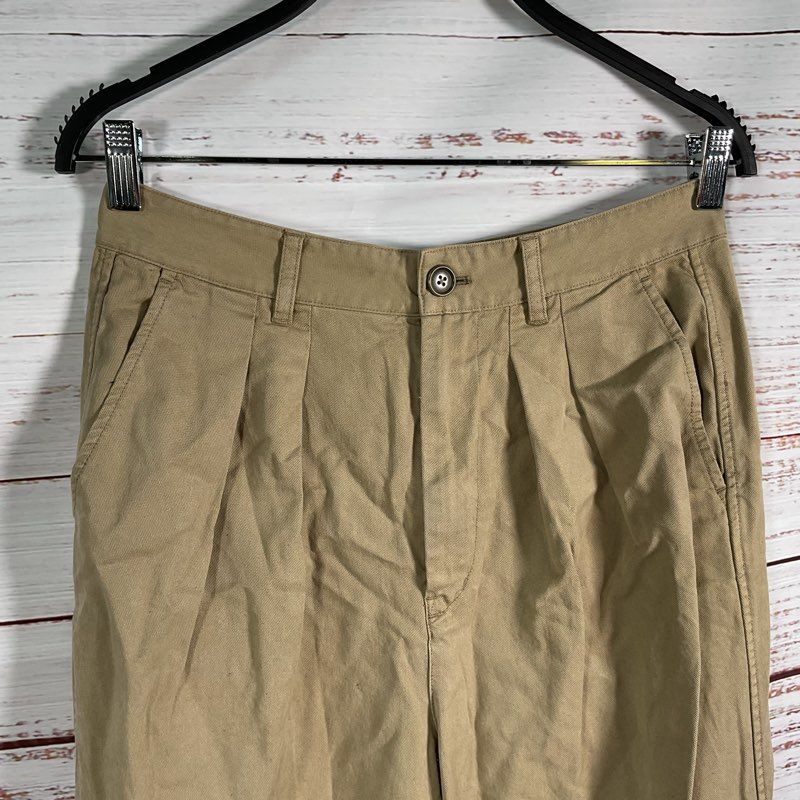 NWT Alex Mill Keaton Double Pleat Coriander Tan Twill Pants - Size 6