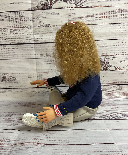 VTG Richard Simmons "Webbie Debbie" Debbie Collector Display Doll