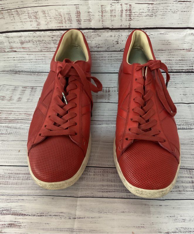 Men's John Varvatos Bootleg Red Sneaker Size 12