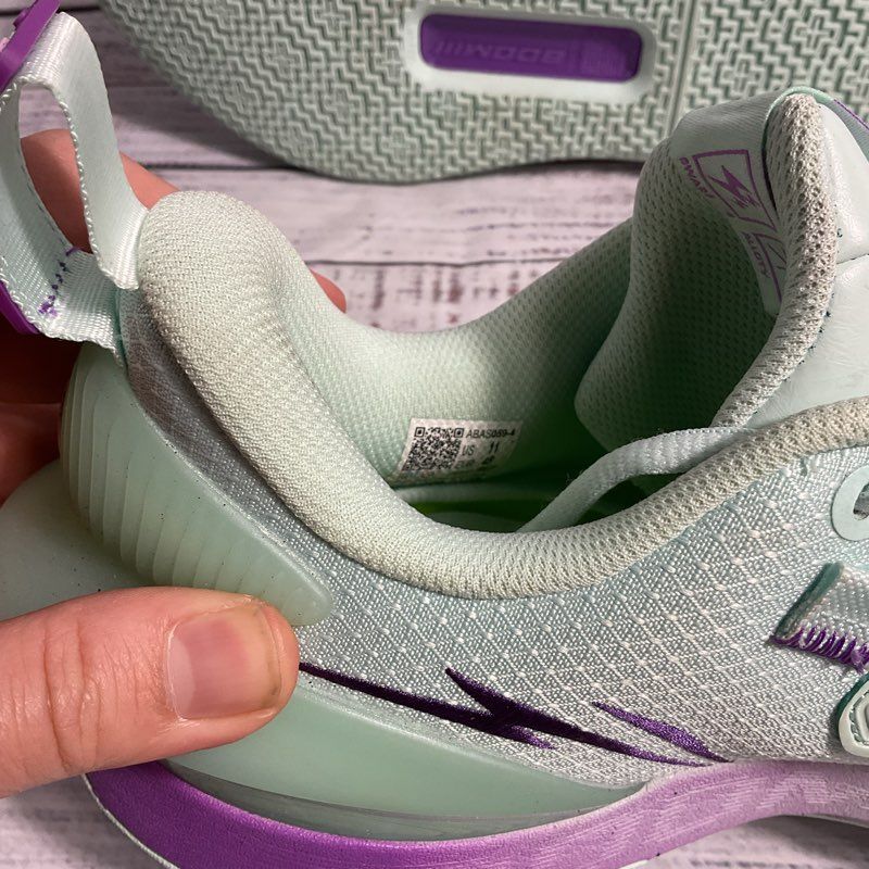 Li Ning Way of Wade All City 10 V2 Teal and Purple Athletic Sneaker Men's 11 US