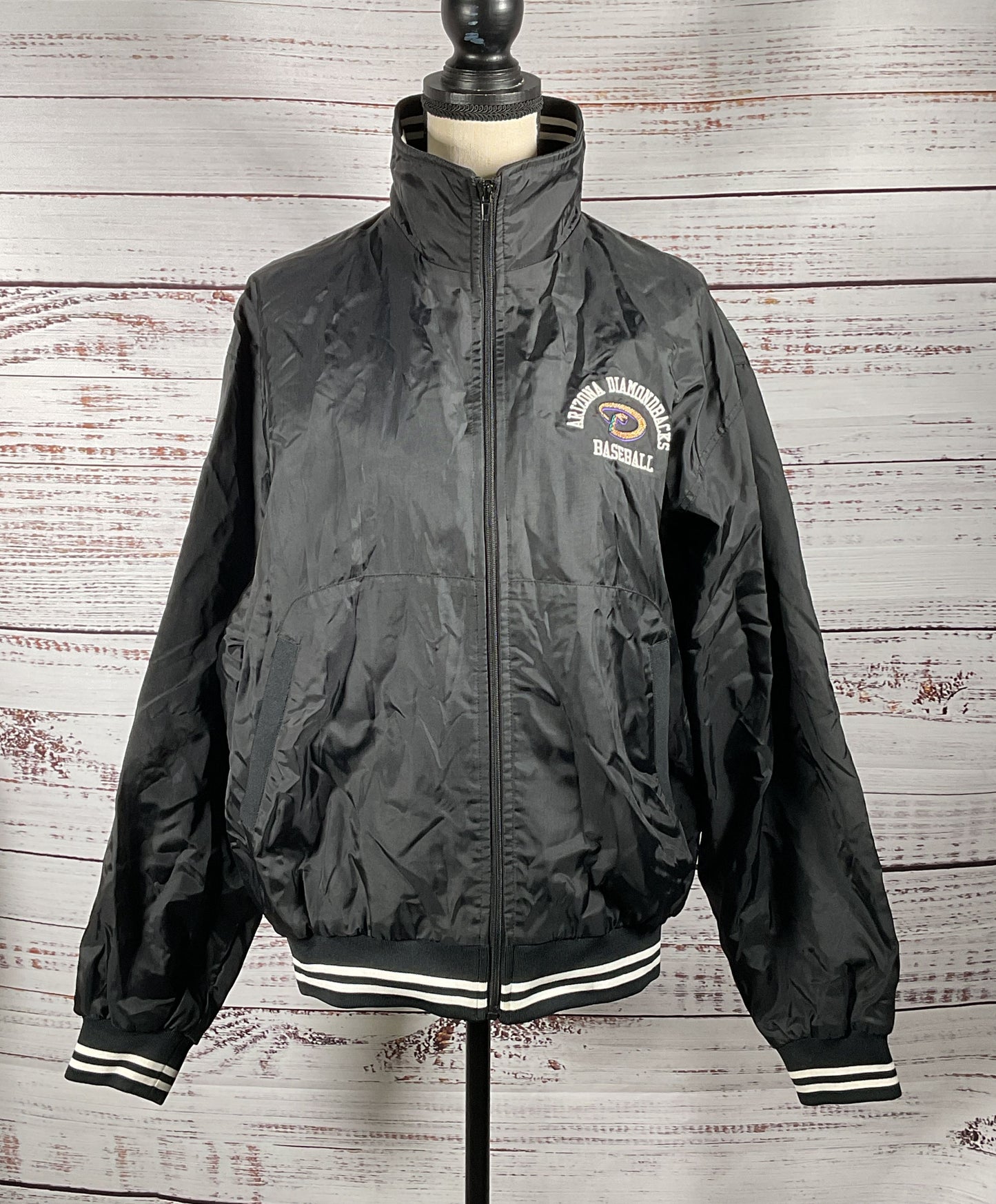 Majestic Vintage Arizona Diamondbacks Windbreaker Black M