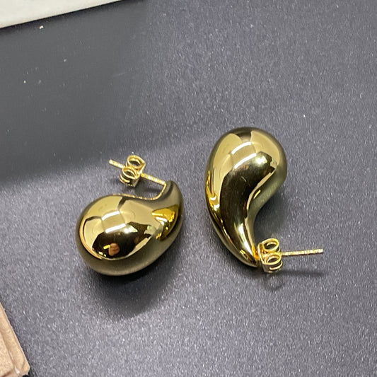 NEW SAMI JEWELS Gold Tone Teardrop Earrings