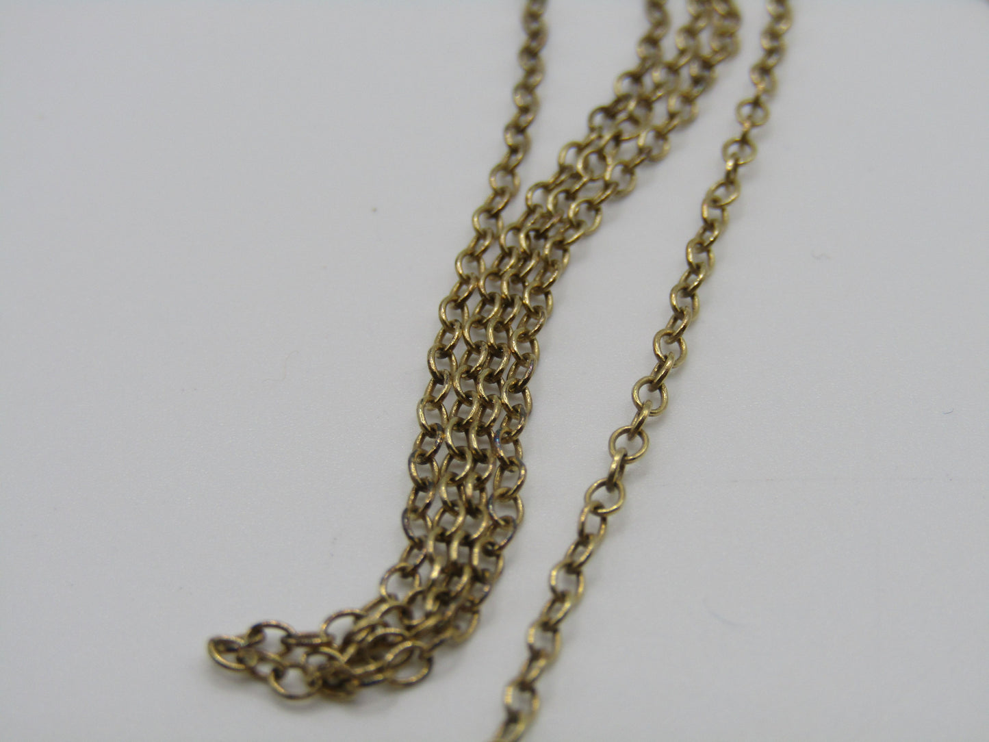 Azaggi Vermeil Sterling Silver Rolo Chain Crest Bar Pendant Necklace