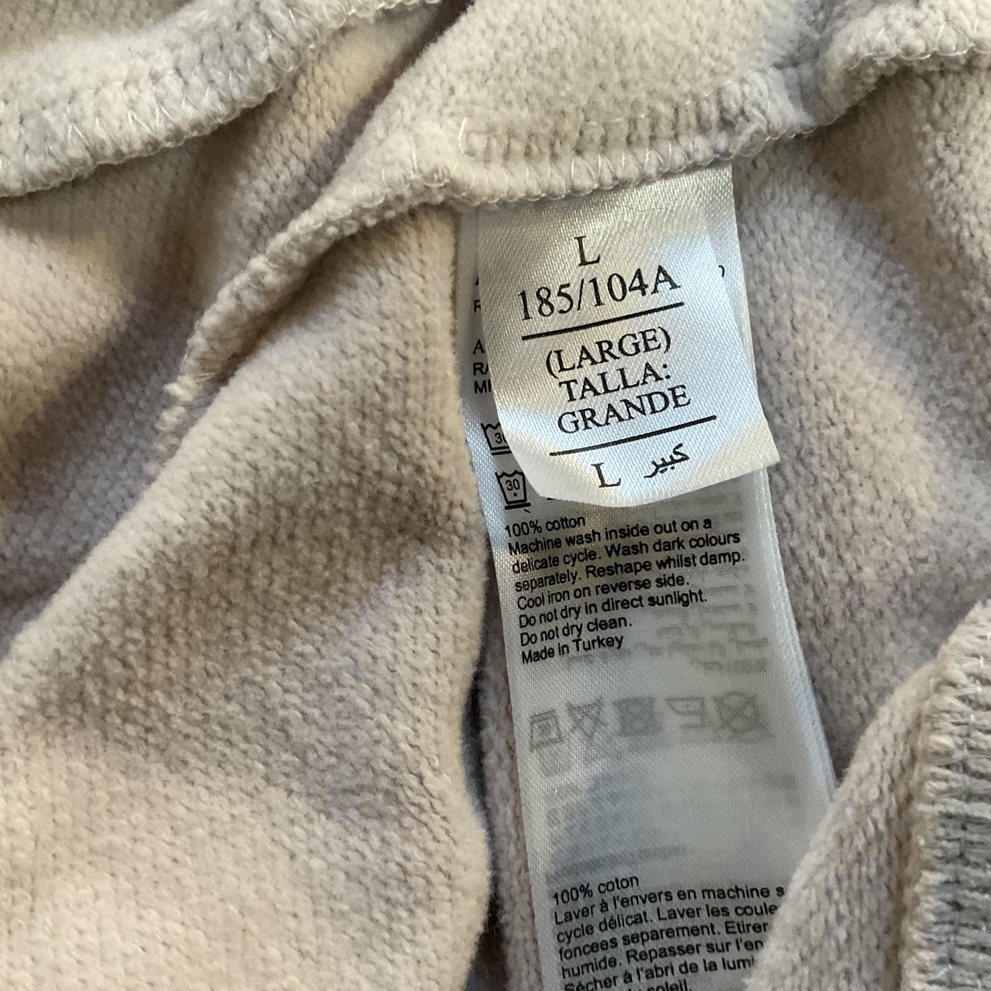 ALL SAINTS Women's Taupe Zip Up Hoodie - SZ L