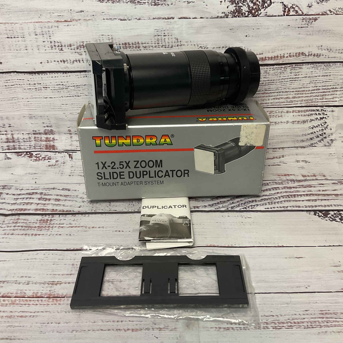 Tundra 1x-2.5x Zoom Slide Duplicator T mount Camera Lens