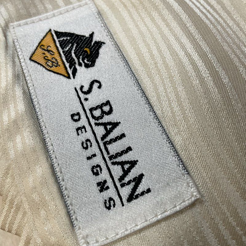 S. BALIAN DESIGNS 2pc. Women's Embroidered Belted Dress & Coat SEE MEASUREMENTS