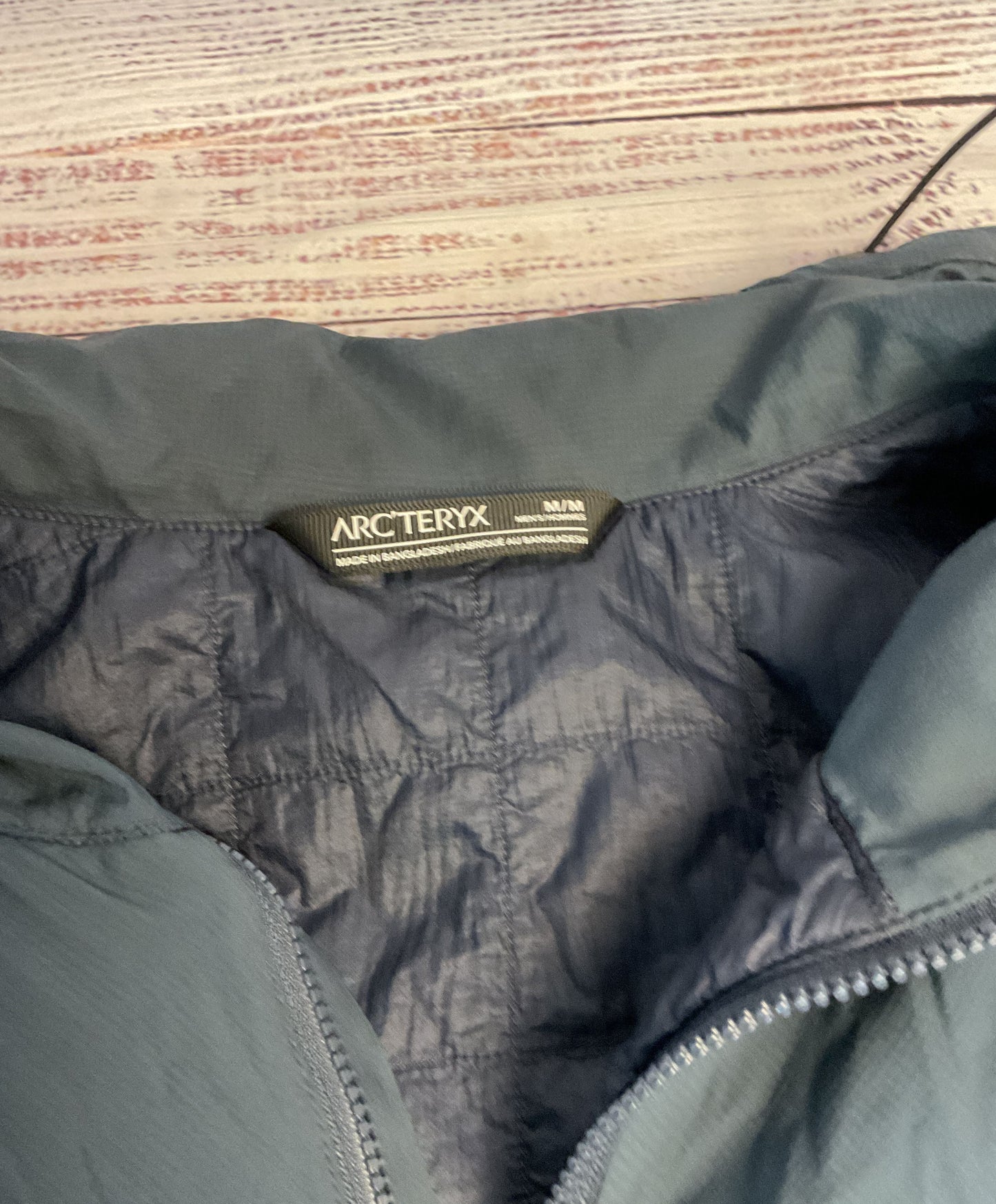 Men's Arc'Teryx Shift Nasdaq Bluegray Jacket with hood Size M