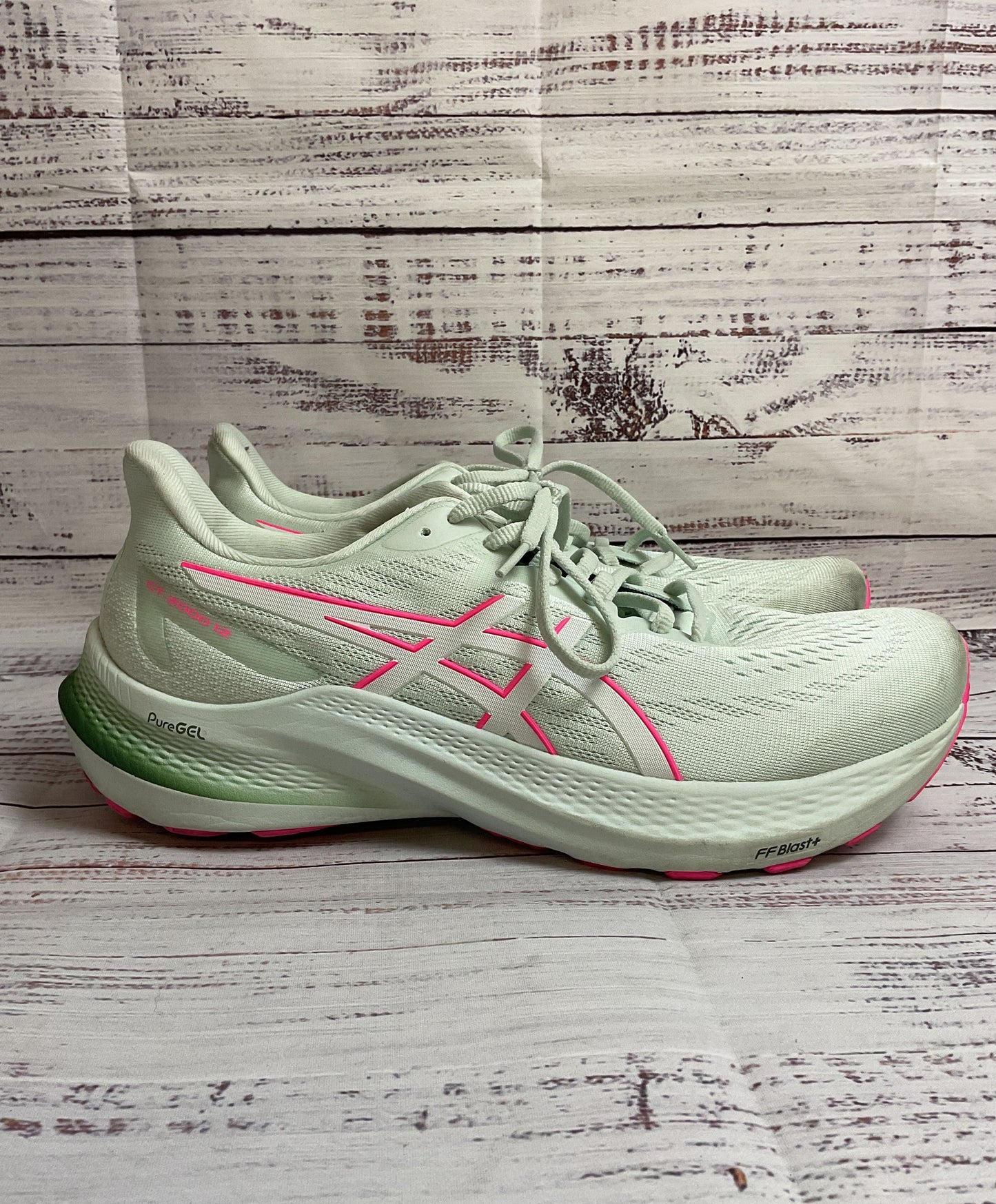 Asics GT-2000 12 Pure Gel Mint Athletic Shoe Women 11