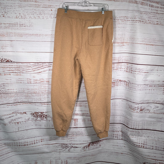 UGG Daylin Bonded Fleece Camel Tan Jogger Pants - Size XL