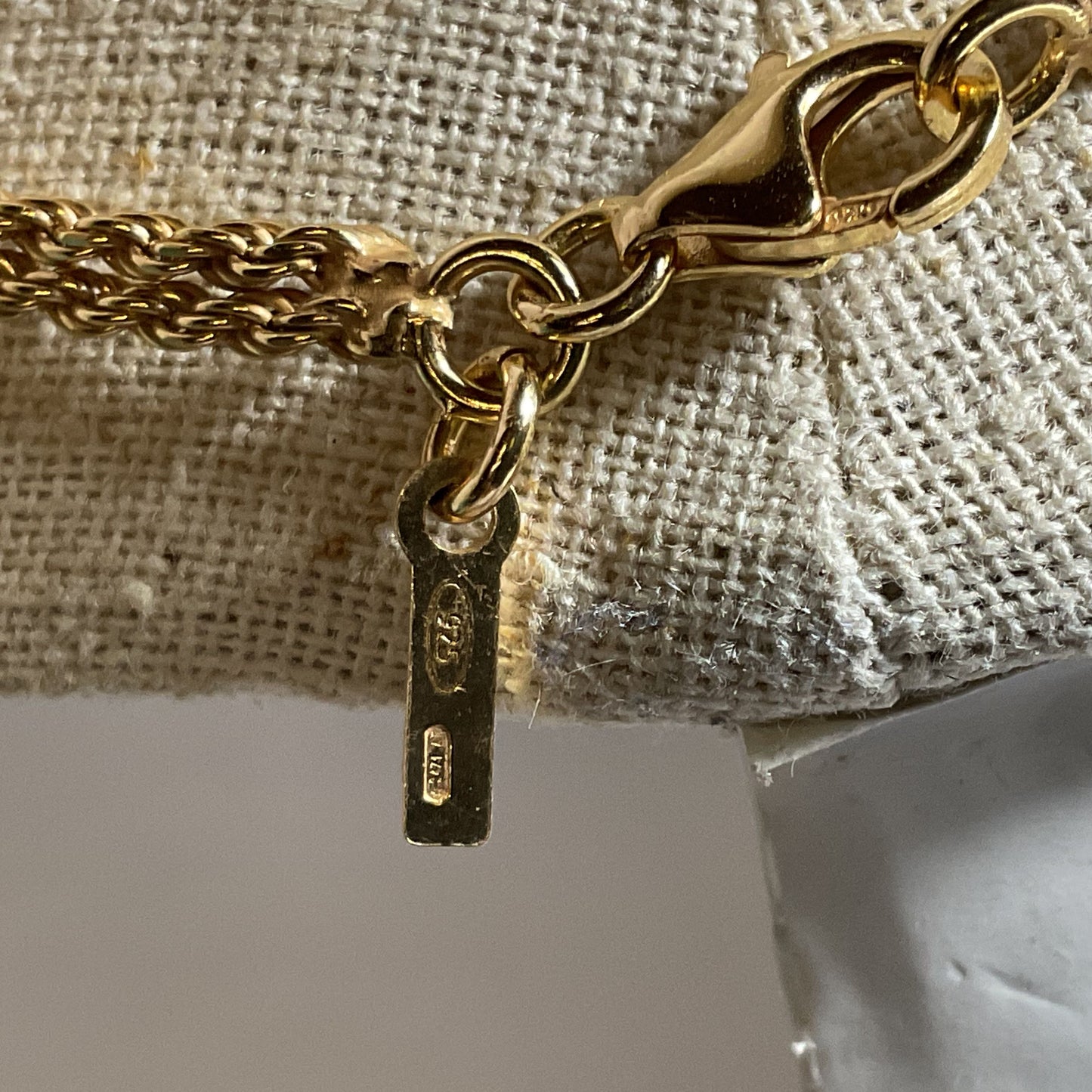 EMANUELE BICOCCHI Gold Plated Over Sterling Double Strand Rope Necklace- 16.71g