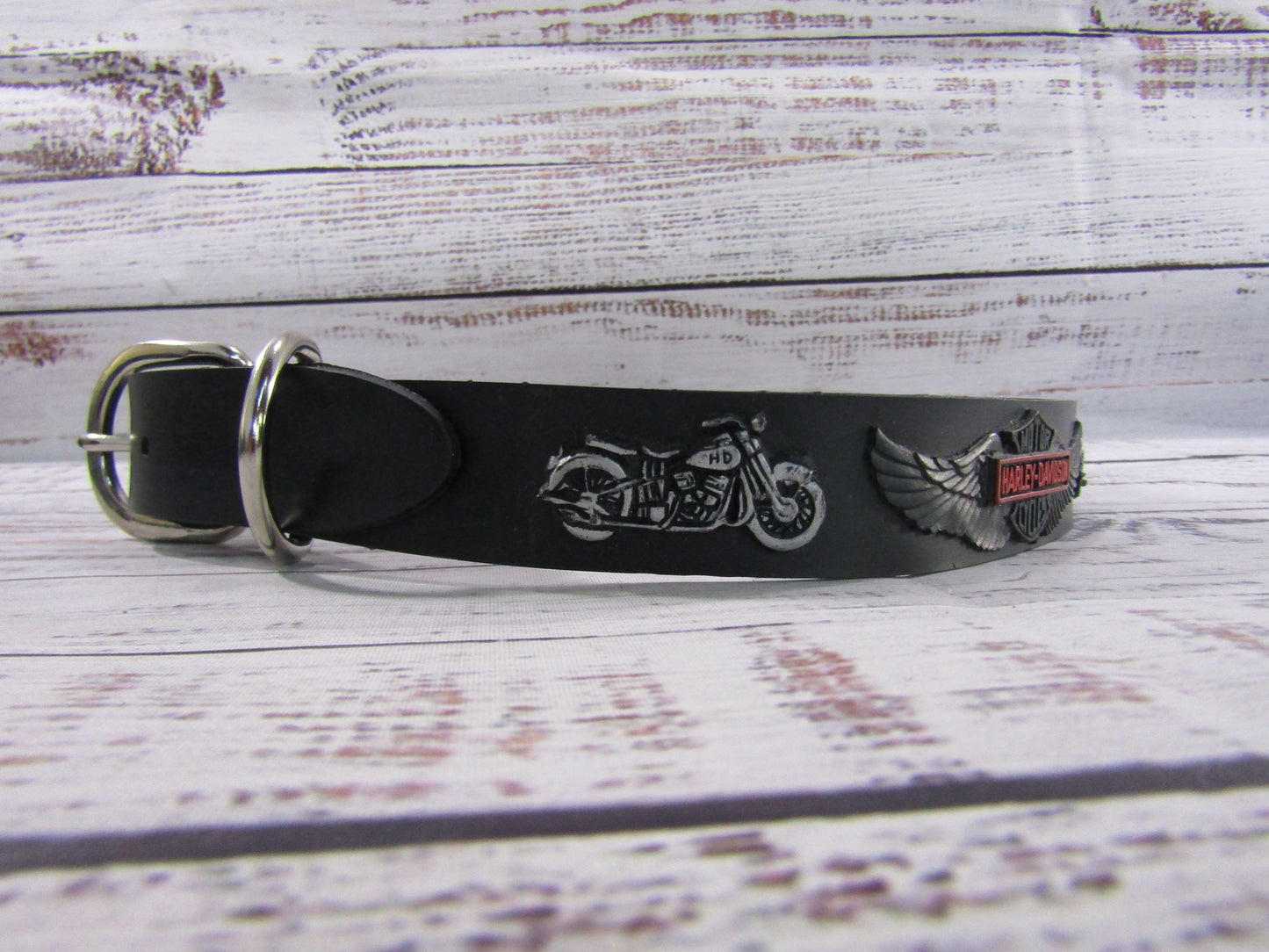 Harley-Davidson Boy's Black Rubber Belt Size 14 Made in The USA