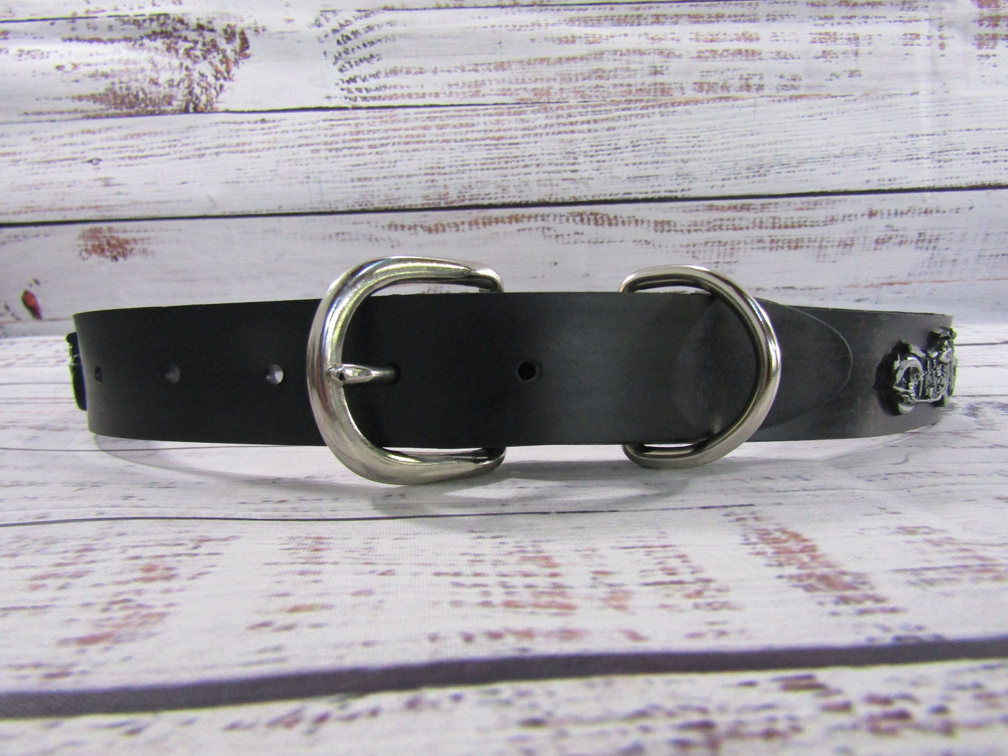 Harley-Davidson Boy's Black Rubber Belt Size 14 Made in The USA