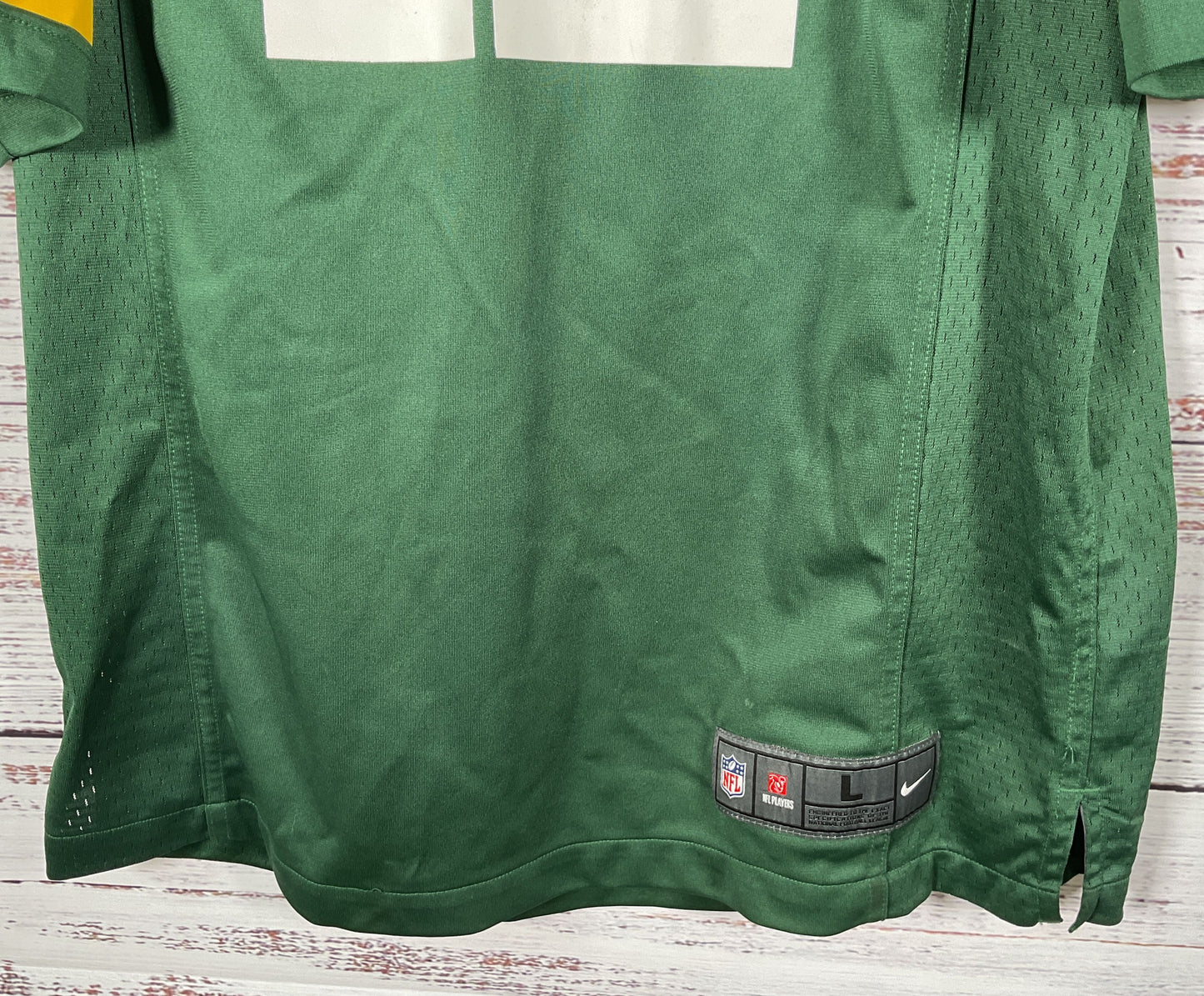 Nike On Field Green Bay Packers Rodgers Jersey Size L