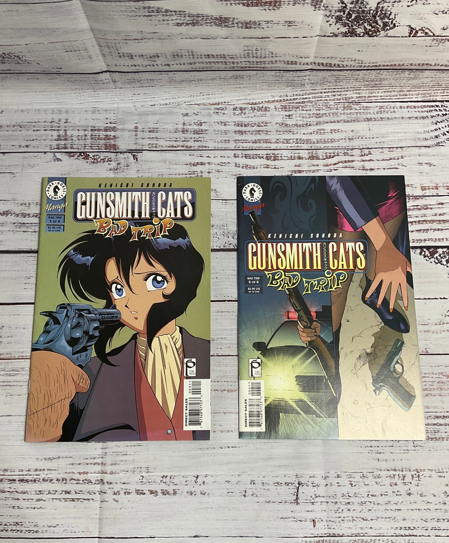 1998 *Near Mint* Gunsmith Cats: Bad Trip: Kenichi Sonoda Vol # 3, 6
