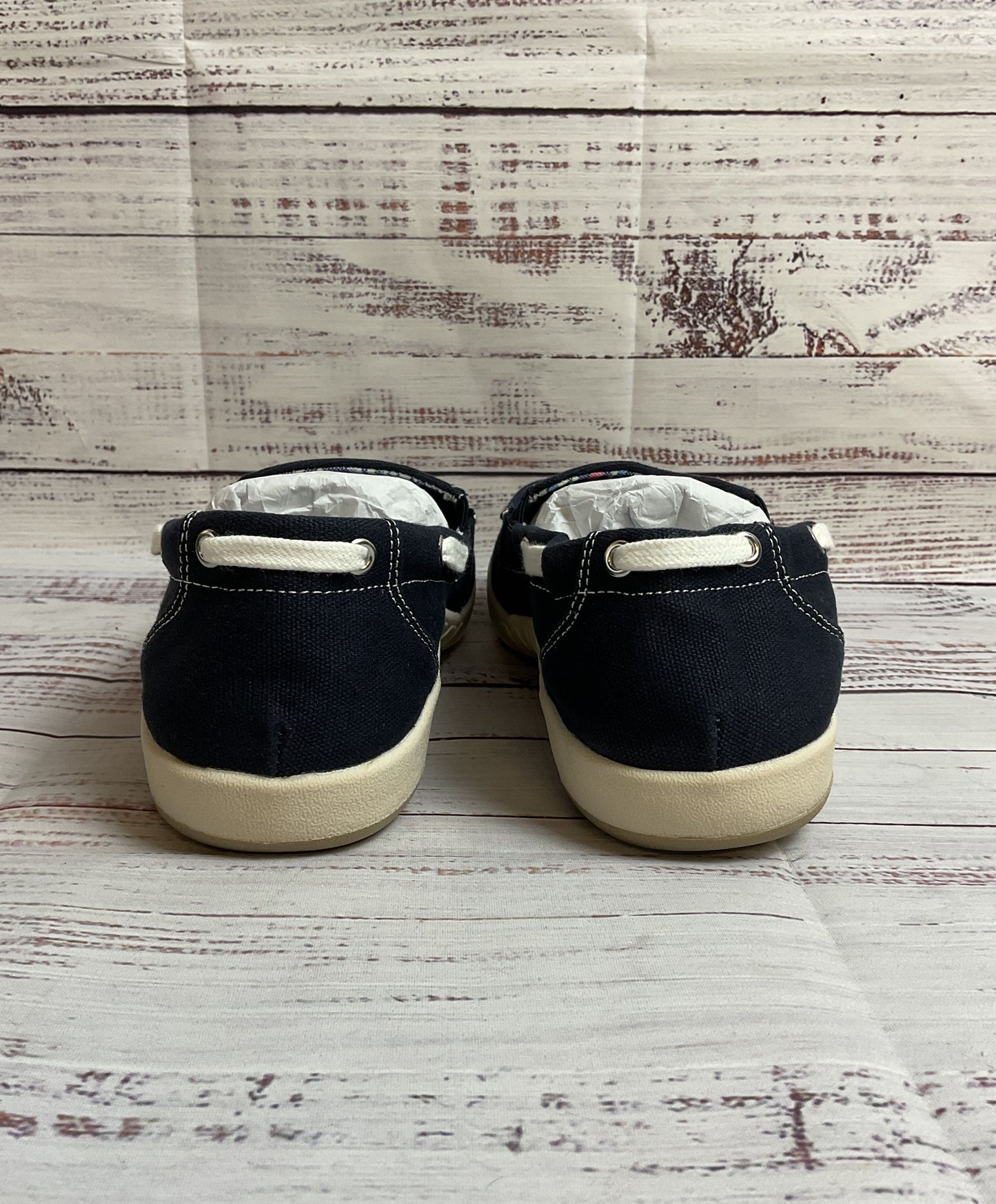 Walk Hero Navy Blue Slip-On Casual Shoe Comfort and Support Women 10
