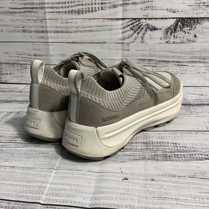 Sorel ONA 503 Knit Dove Grey Athletic Sneakers Women's Size 7