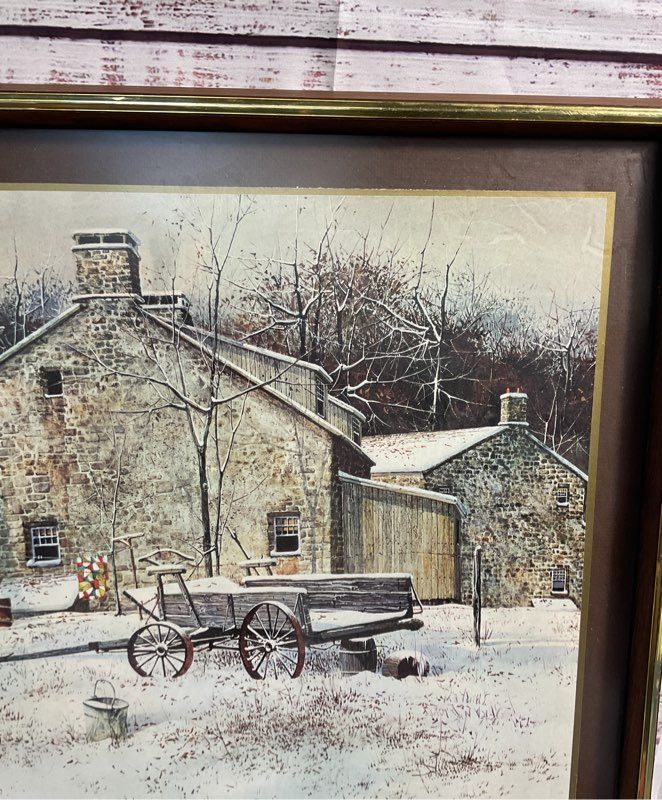 Deep Winter by Frank Hamilton Framed Art Print Signed