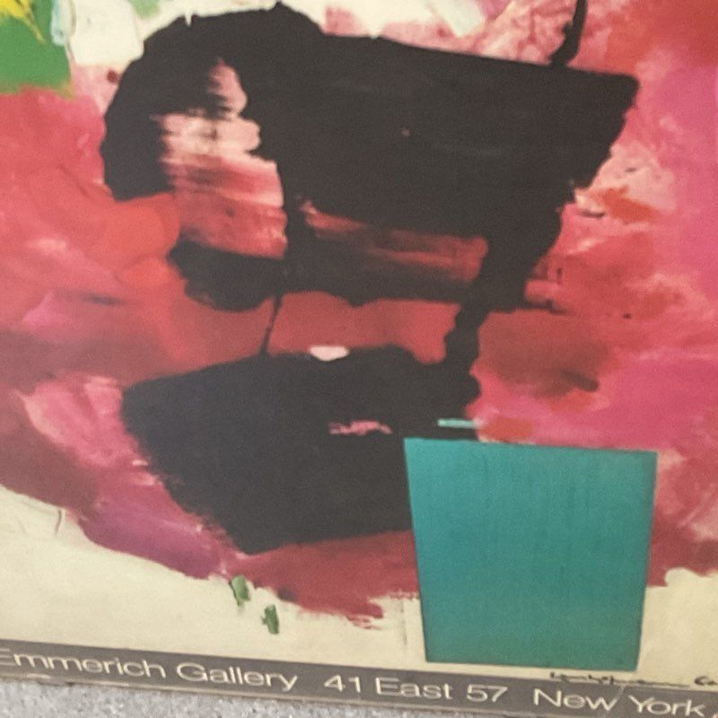 VTG. HANS HOFMANN Centennial Exhibition 1980 Gallery Poster- 38.5" X 21.75"