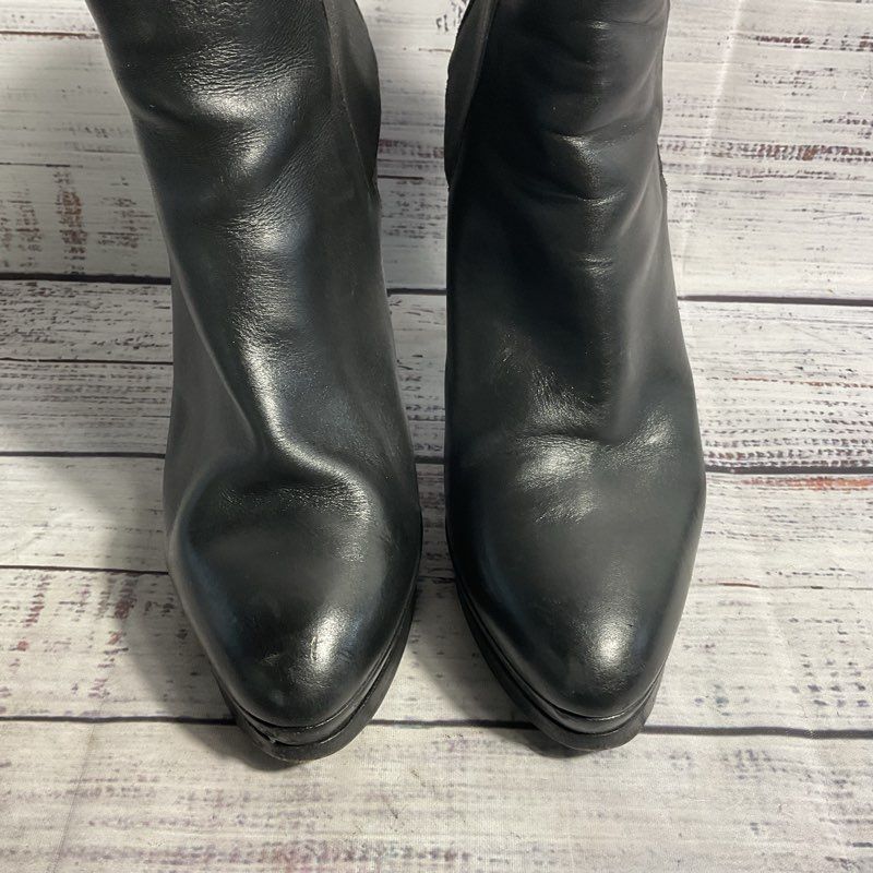 All Saints Sarris Black Leather Chelsea Boot Women's 7 US