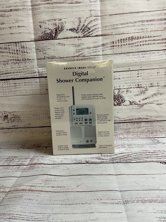Sharper Image Digital Shower Companion AM/FM Water Resistant Radio