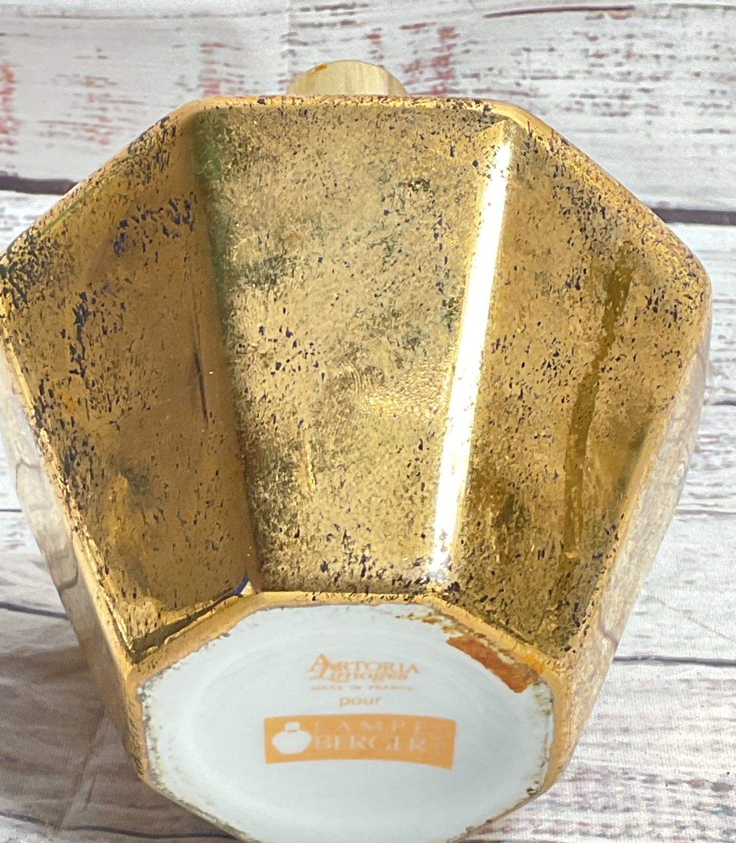 Lampe Berger Paris Artoria Limoges Fragrance Bottle Gold