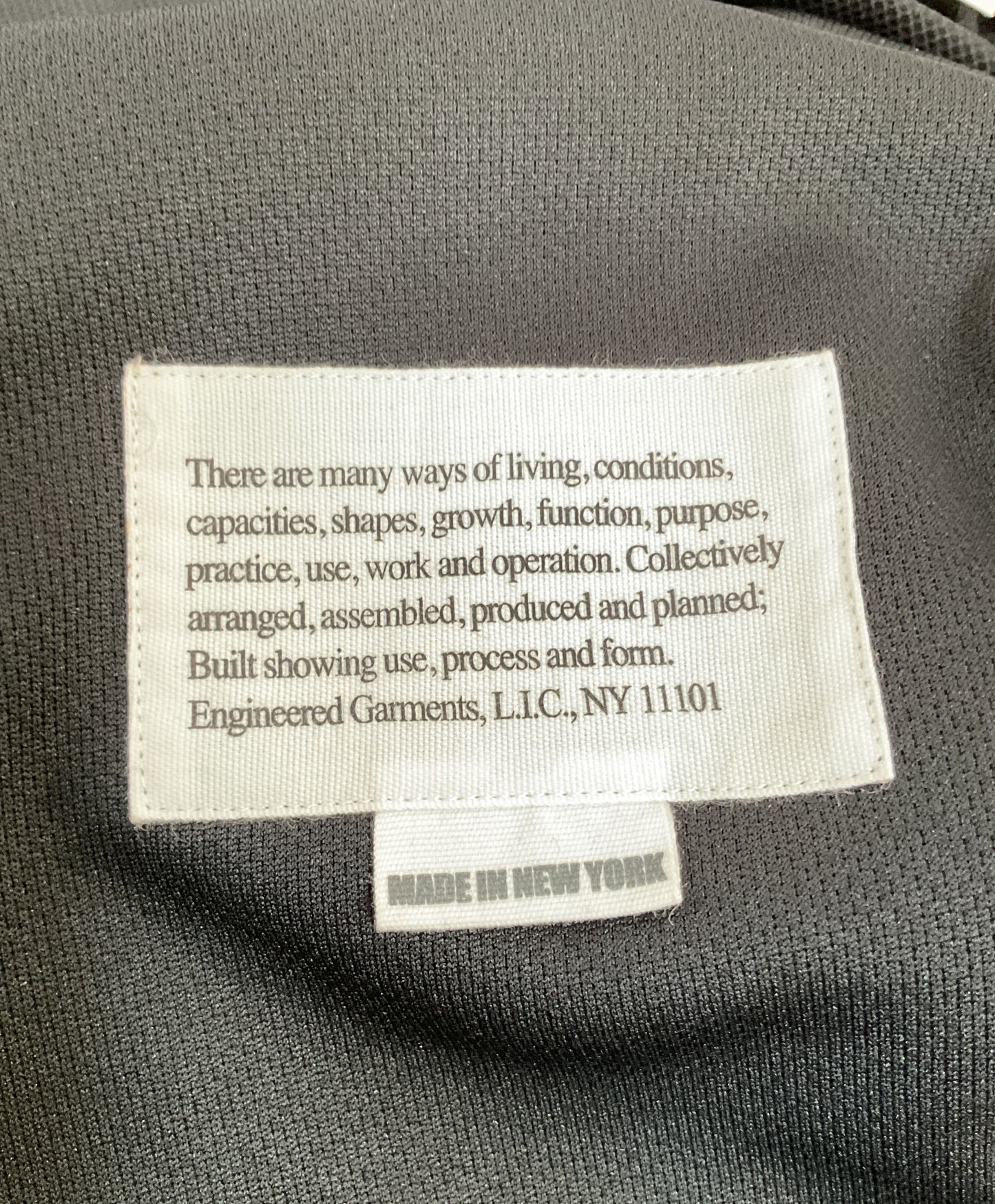Engineered Garments Men's Black Short Sleeve Hoodie Size M Made in The U.S.A.