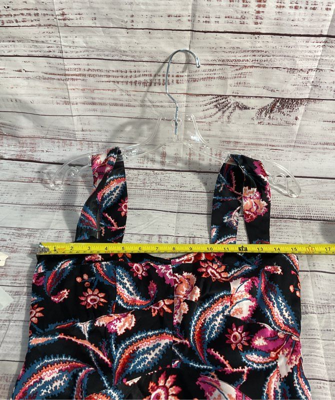 NWT Anthropologie Jocelyn Sleeveless Slip Midi Dress Blackberry Floral Size XS