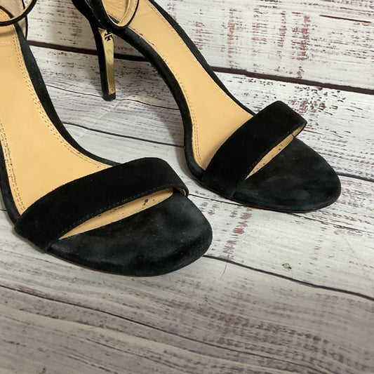 TORY BURCH Women's Black Ankle Strap Heels Shoes- SZ 7.5