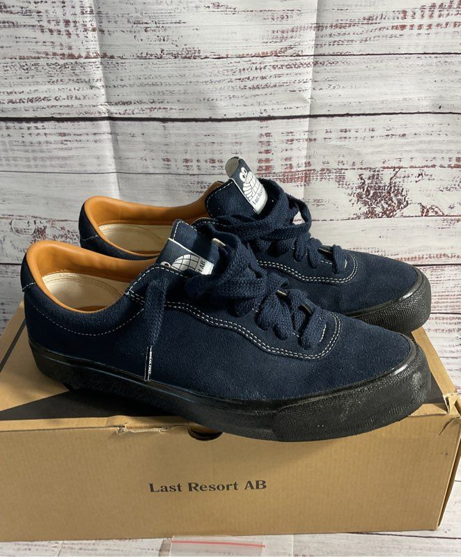 Last Resort AB - VM001 Suede Low Blue & Black Men's 9.5 Women's 11 With Box