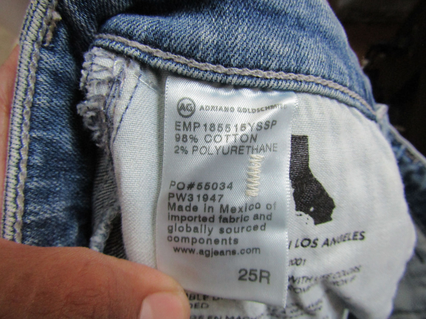 Adriano Goldschmied Prima Ankle Cigarette Leg Jeans Size 25