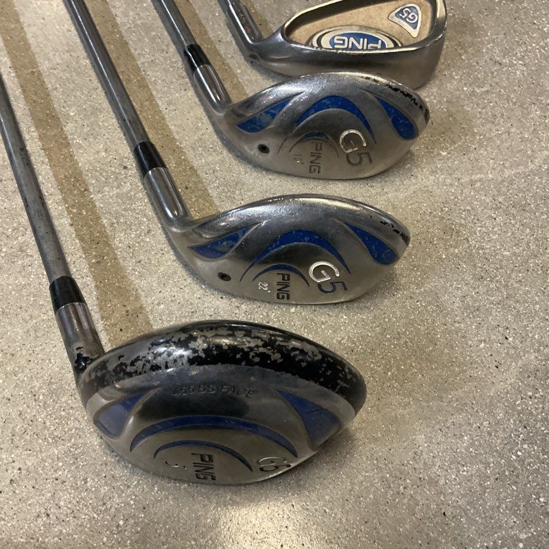 PING G5 TFC 100 Set of 7 Clubs - Driver, Hybrids, 7, 8, W Irons