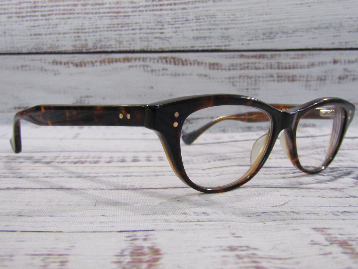 Dita Svelte Women's Brown Tortoise Cat Eye Eyeglasses Made in Japan