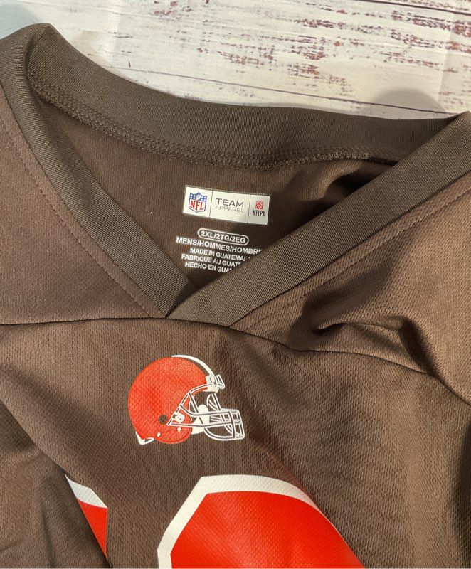 NWT Men's Beckham Jr. NFL brown Sports Jersey Size 2XL
