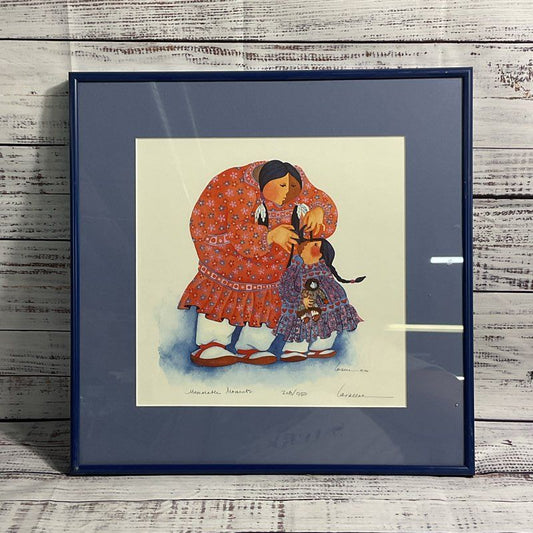 VTG. "Memorable Moments" Print 208/950 by Barbara Lavalle Signed, Framed