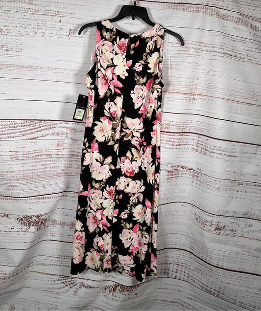 NWT Women's Nine West Floral Print Sleeveless Dress Size 4