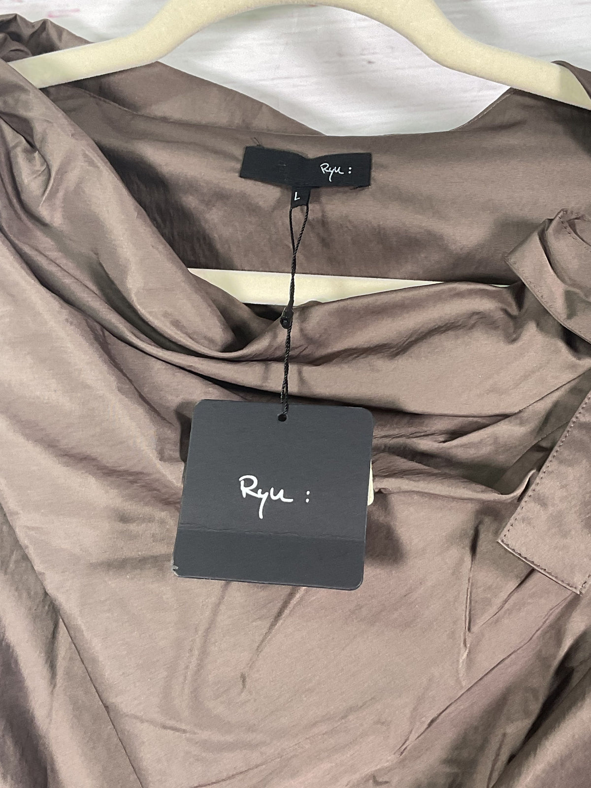 Ryu Brown One Sleeve Dress NWT - Size L
