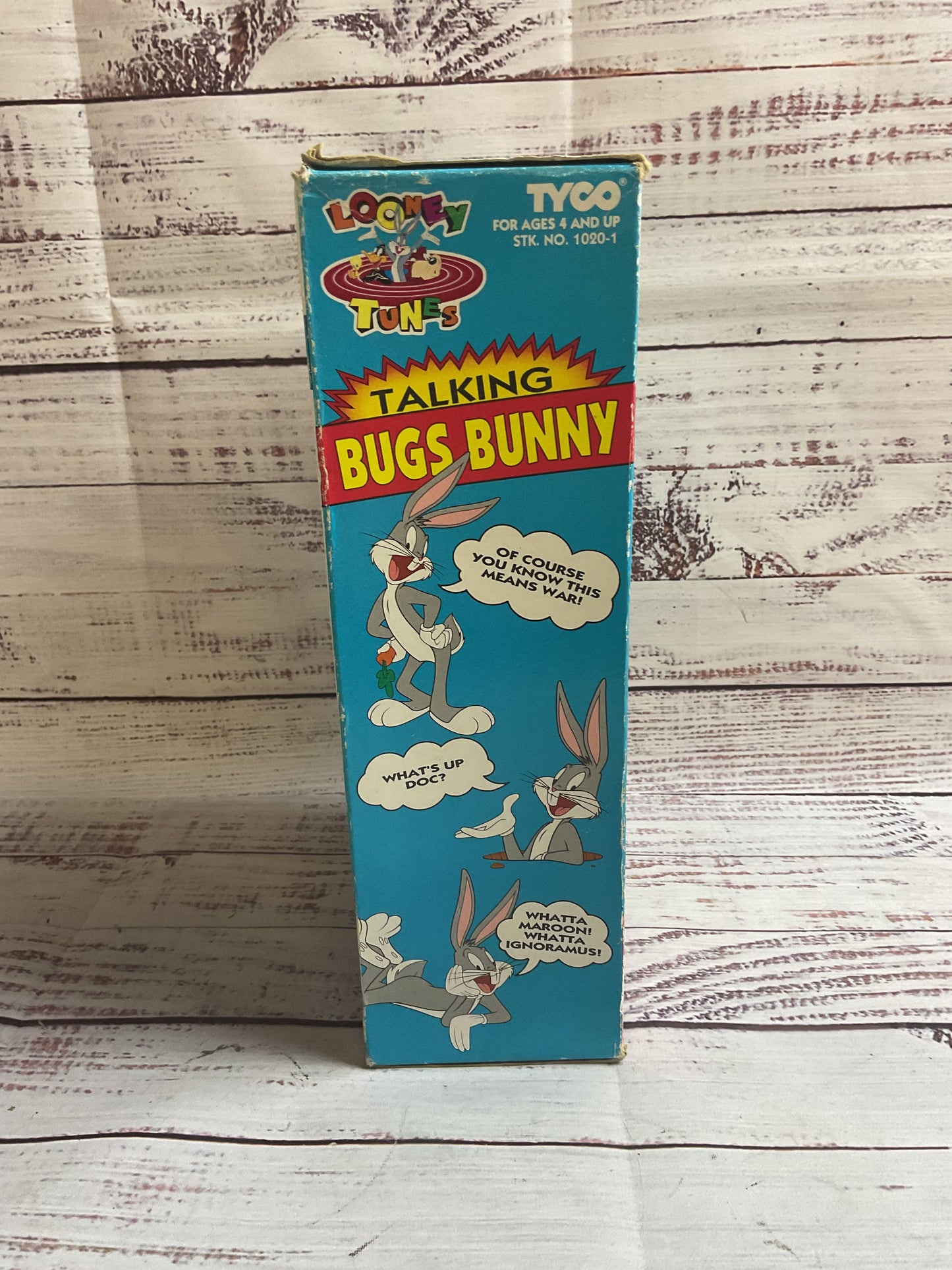 Vintage Tyco Talking Bugs Bunny Toy 1993 In Box