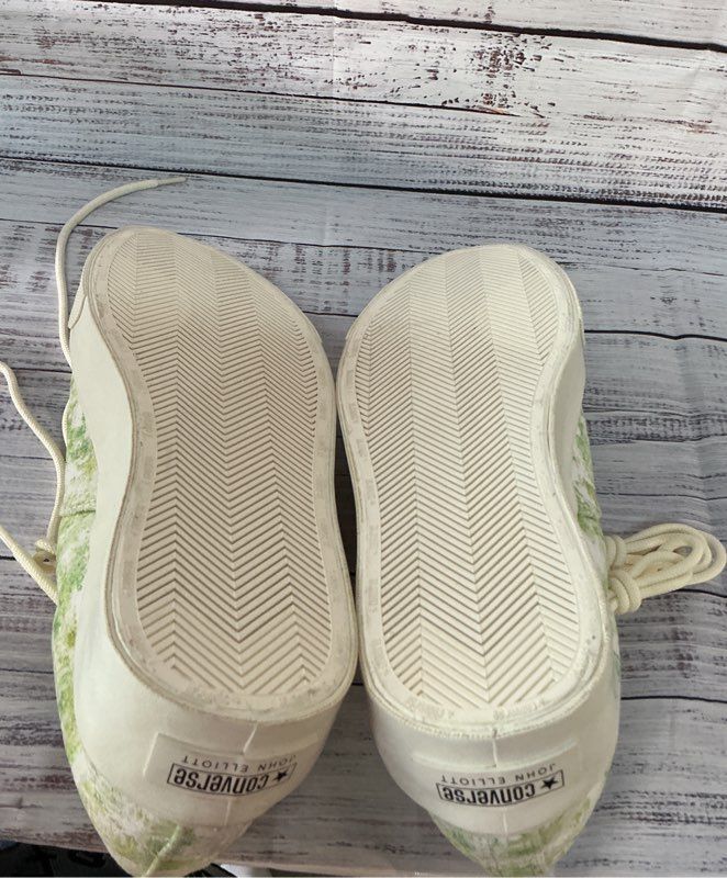 NWT Unisex Converse X John Elliot Green & White Sneaker Size 11