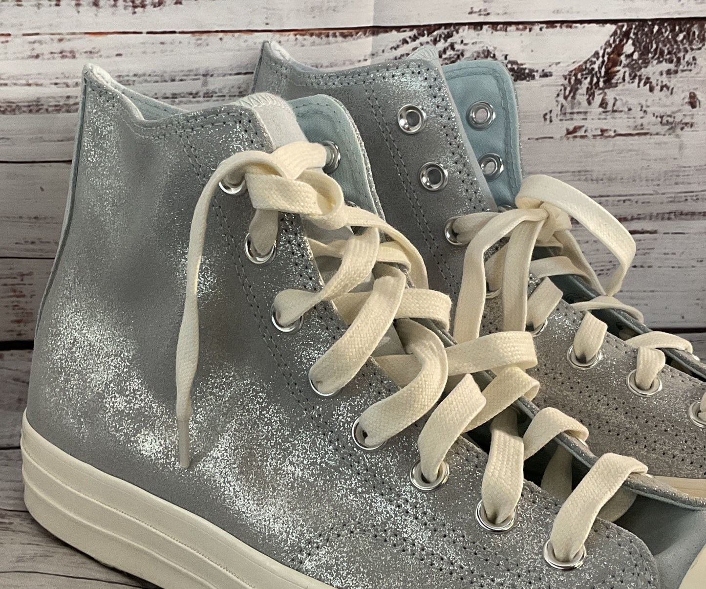 Converse Chuck Taylor All Star 70 Metallic High Top Sneaker Silver 9.5