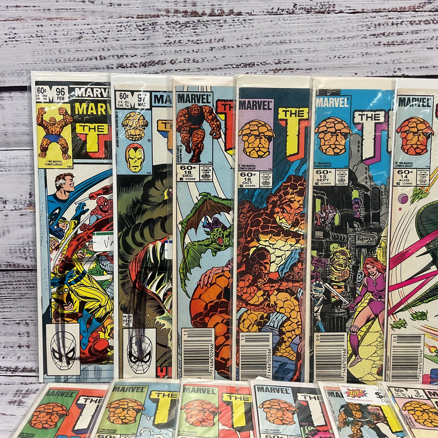 The Thing 2-96 Comic Book 14 Comic Lot 1980s