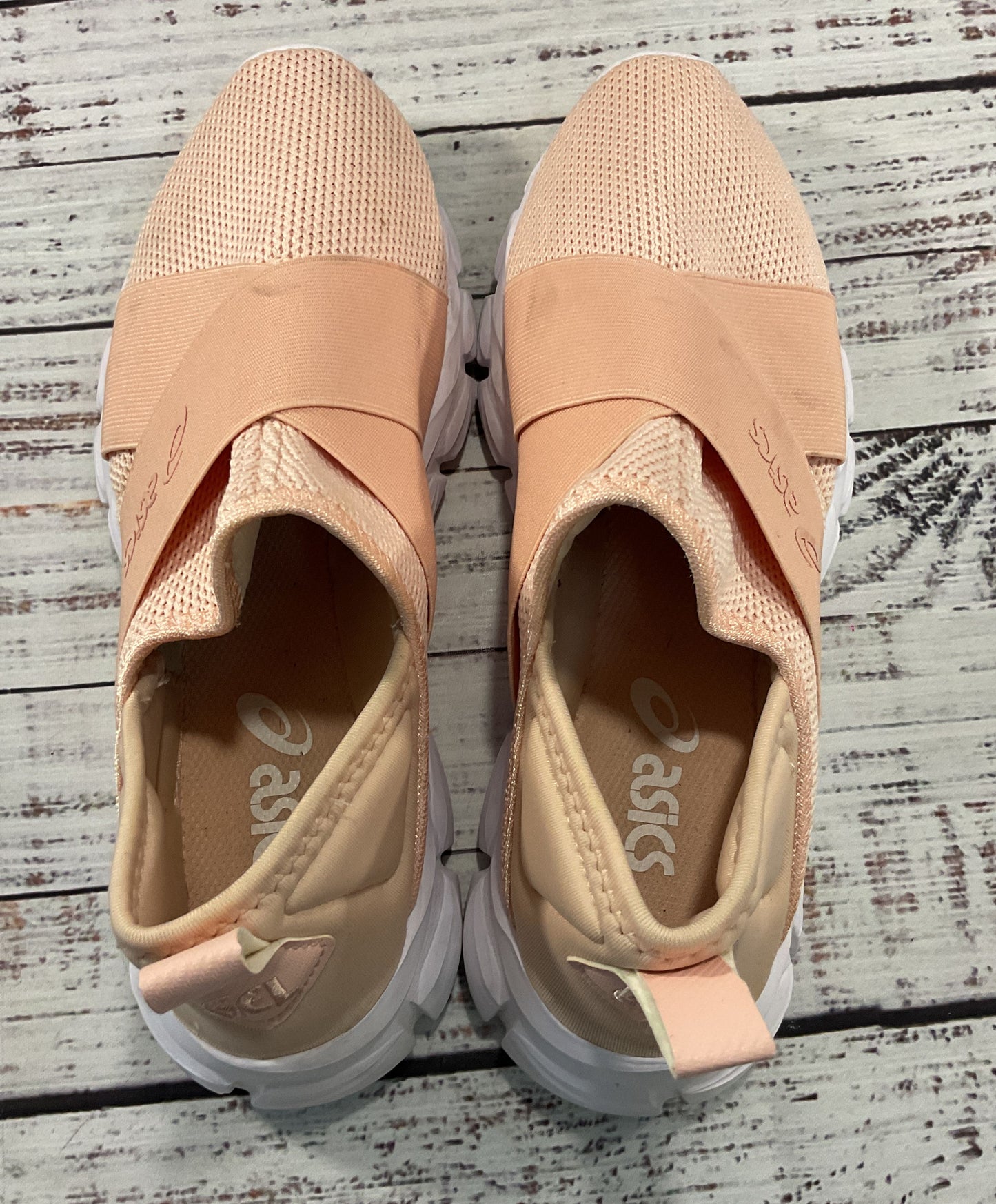Asics Quantum Lyte Women's Breeze Peach Slip-On Shoes Size 7