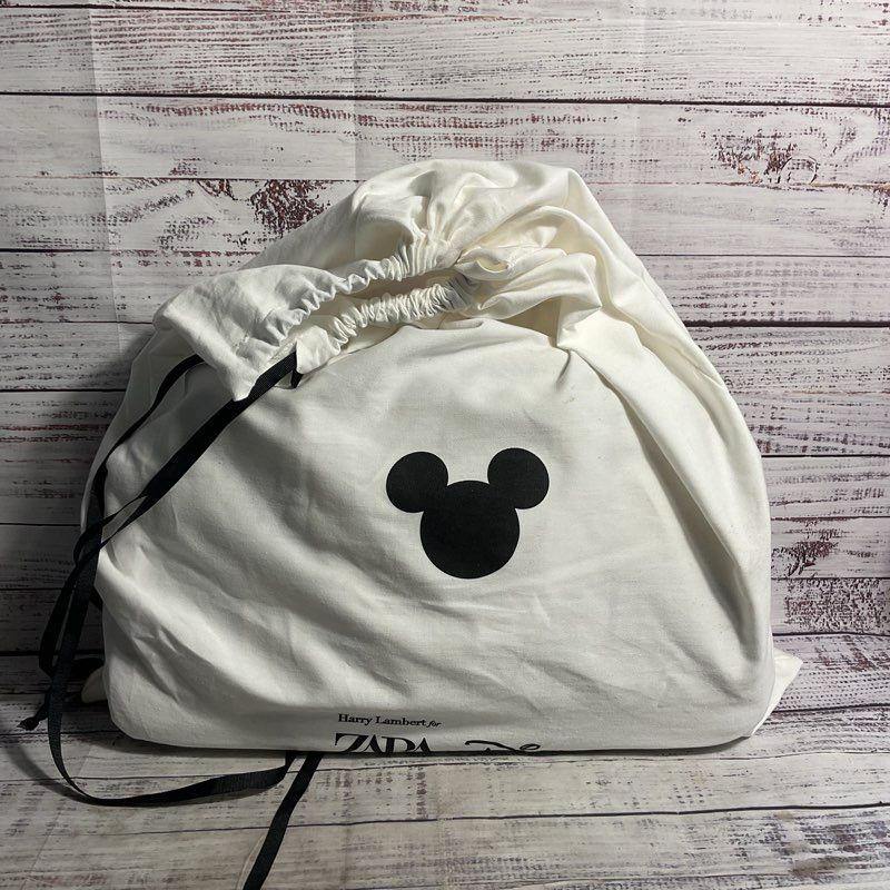 NWT Harry Lambert for Zara X Disney Mickey Ears Leather Boston Shoulder Bag