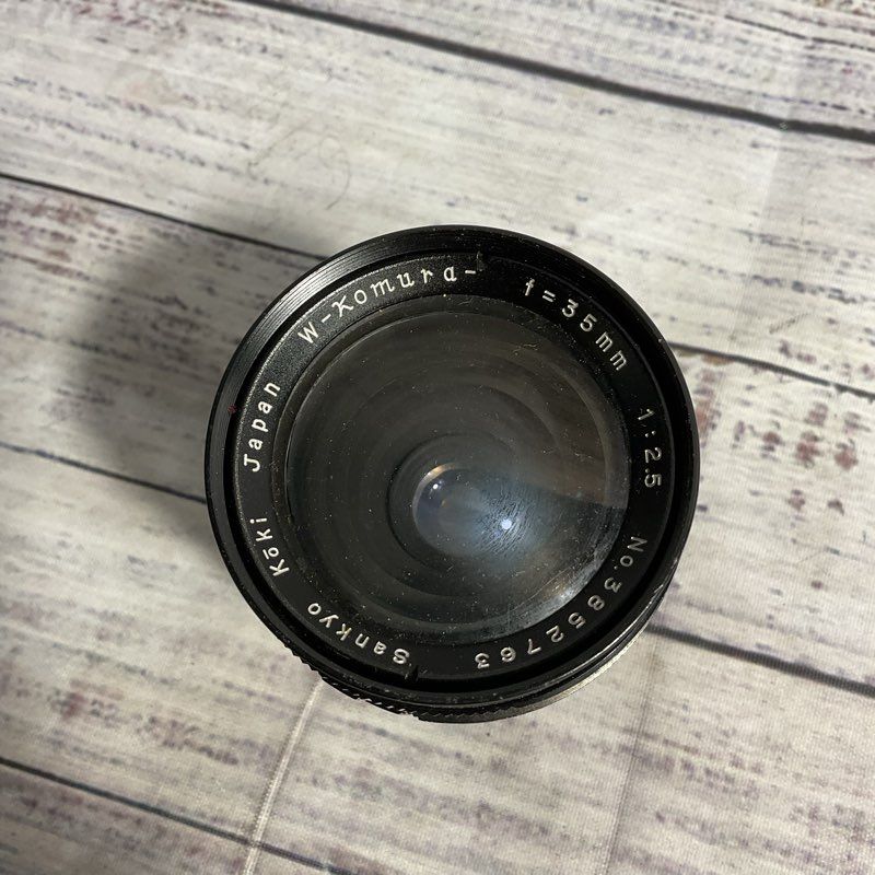 Vintage Tokina Sankyo Kohki W-Komura 35mm f2.5 Camera Lens