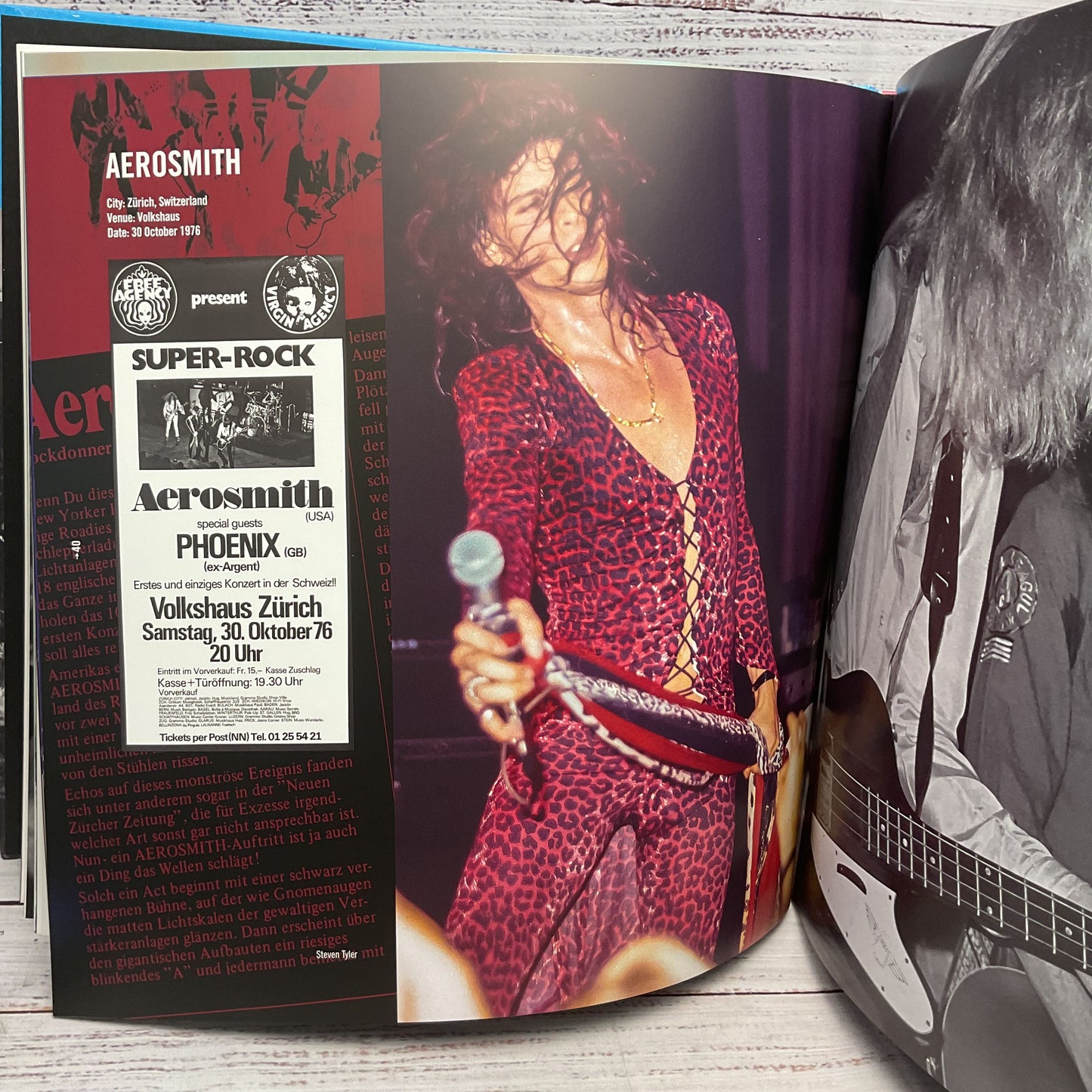 Live In Concert By Ueli Frey 2 Volume Hard Cover Live Concert Photograph Book