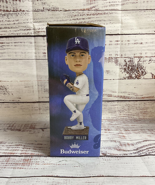 LA Dodgers Bobby Miller #28 Bobble Head NIB 2024 Baseball Collectible